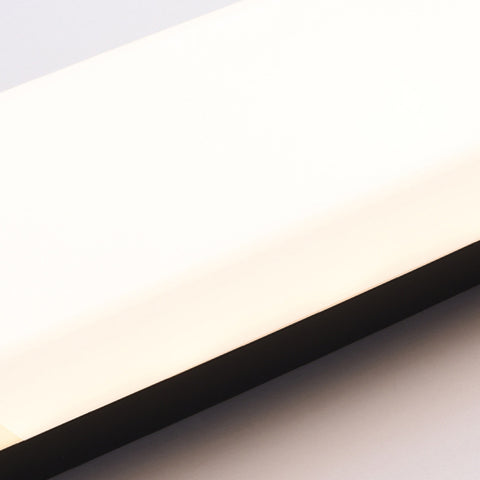 Lámpara de pared para exteriores moderna con luz LED negra resistente al agua - Dazuma