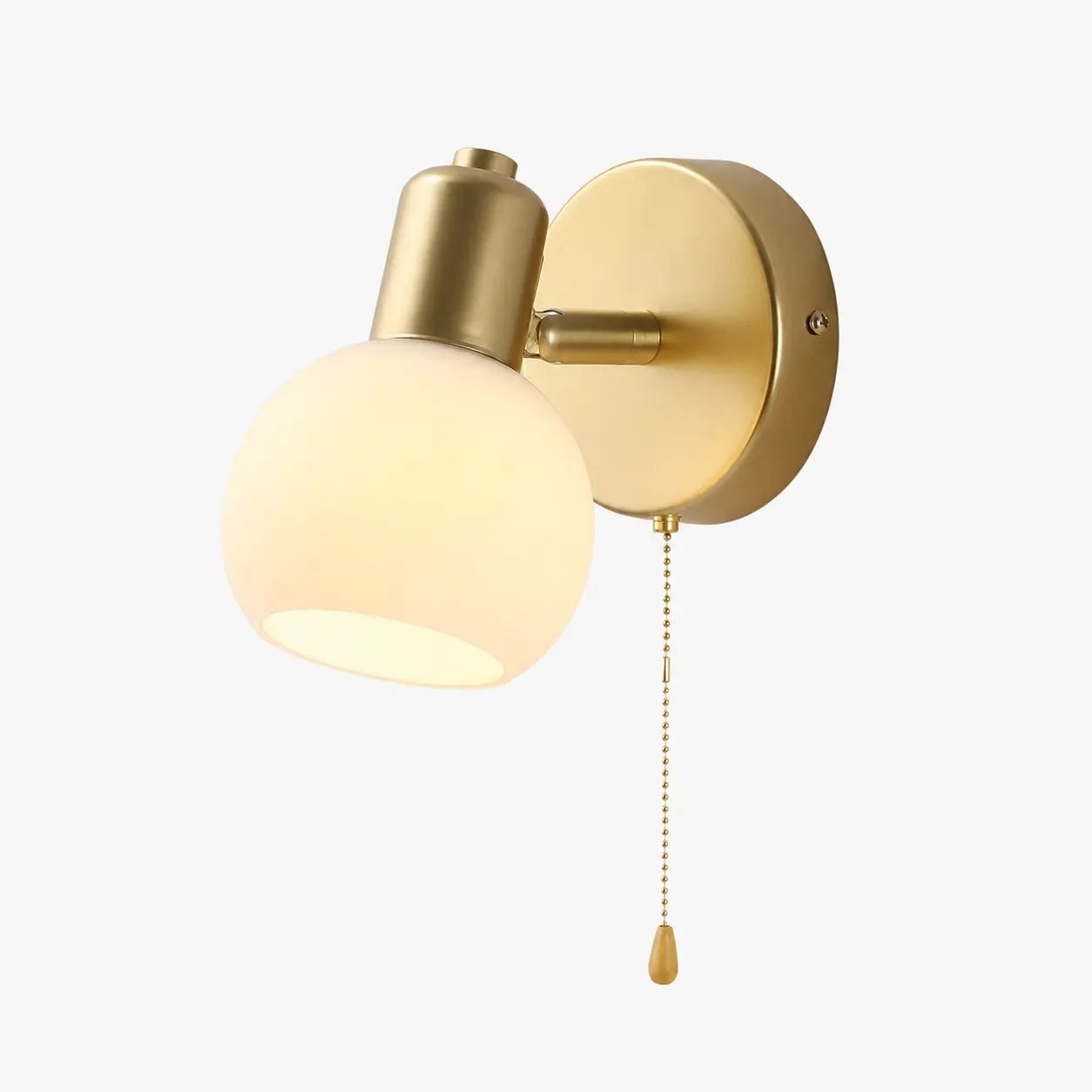 Wandleuchte „Iron 1 Head“ mit Zugkette