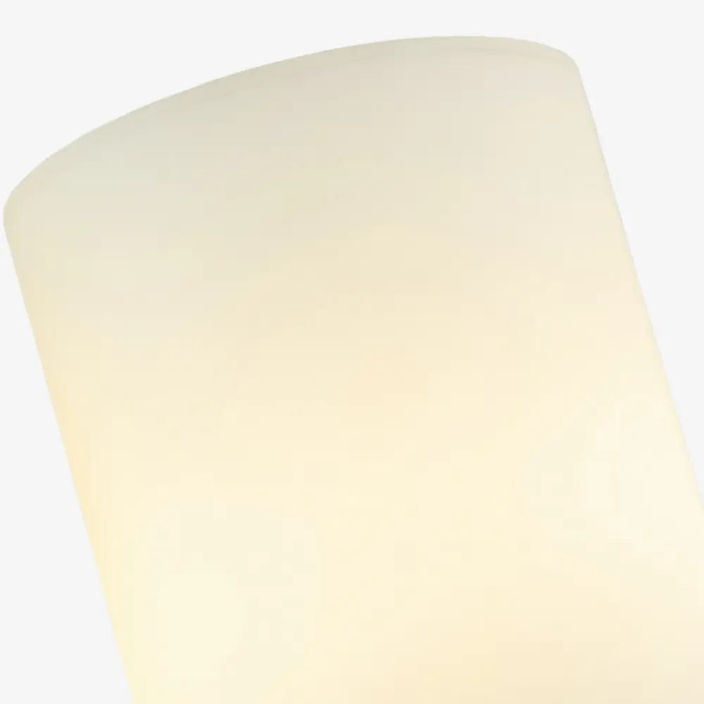 White glass shade detail