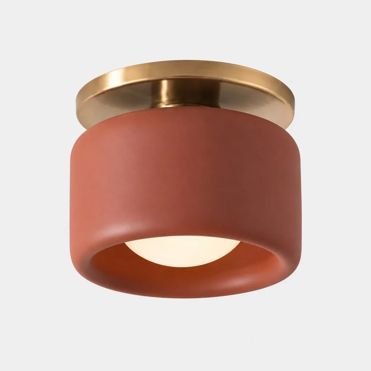 Red 5 in porcelain flush mount