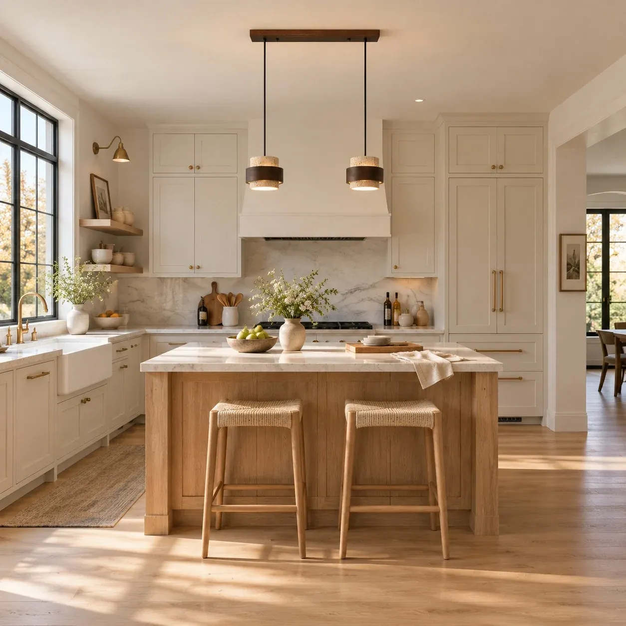 Timothy 2 heads over a kitchen island