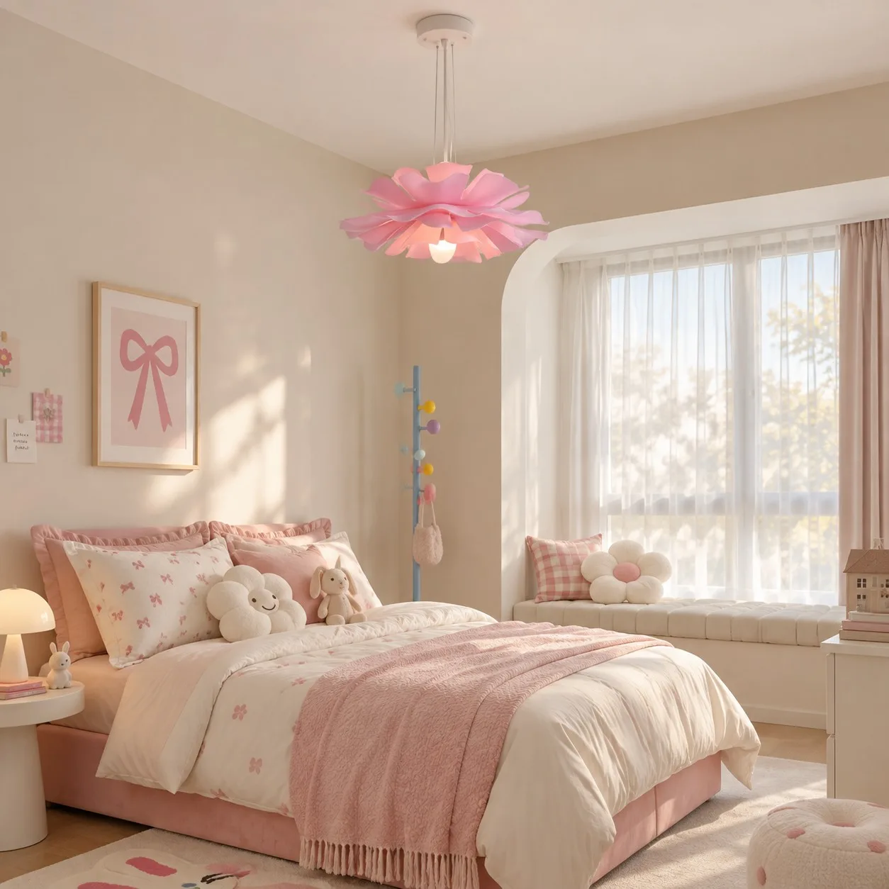 Lotiva Nordic Acrylic Lotus Flower Pendant Light — image 8