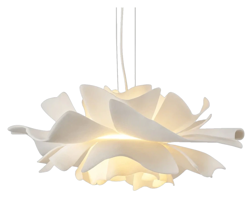 Lotiva White lotus pendant