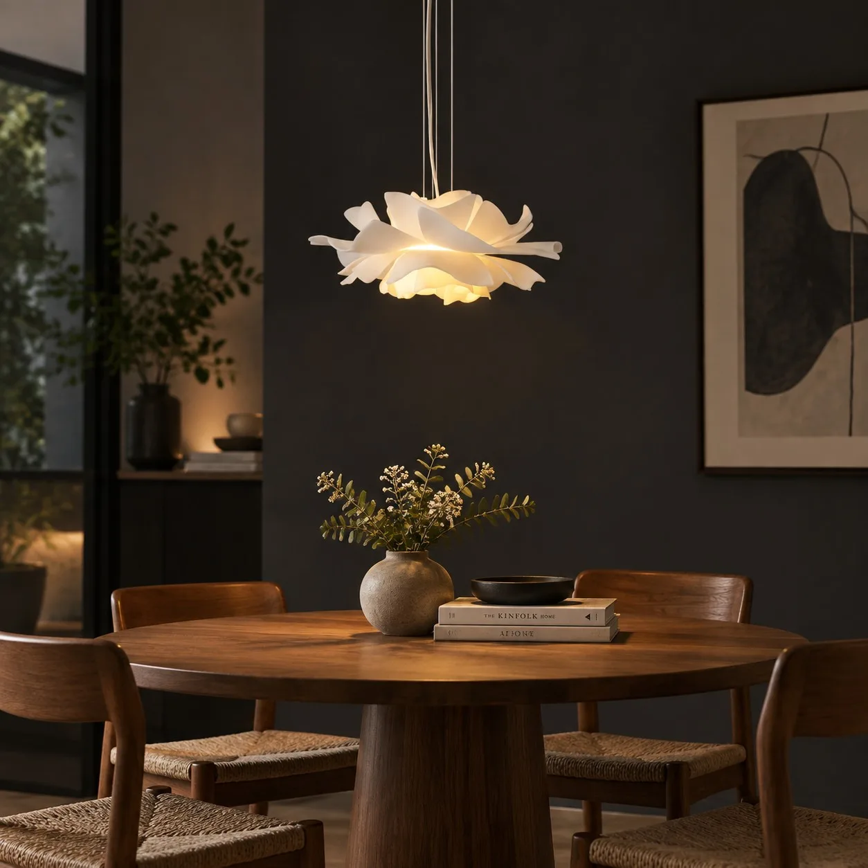Lotiva Nordic Acrylic Lotus Flower Pendant Light — image 10