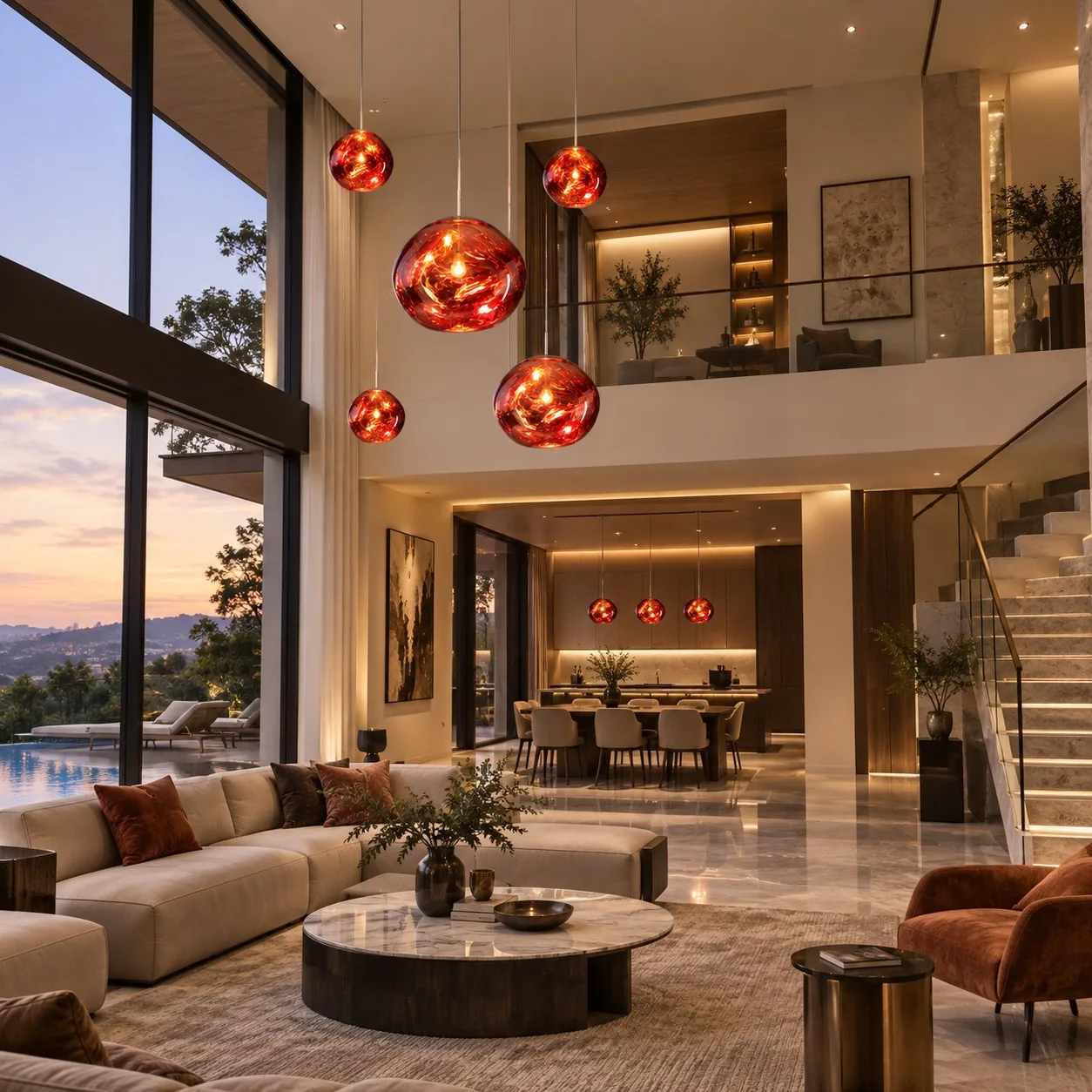 Alec Dynamic Surface Pendant Light — image 7
