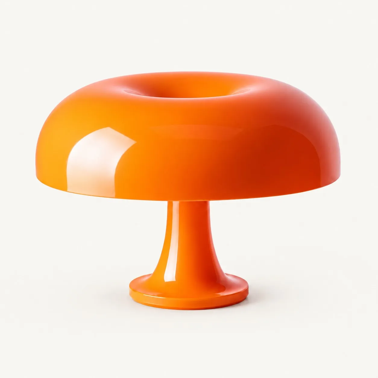 Nico mushroom table lamp in Orange