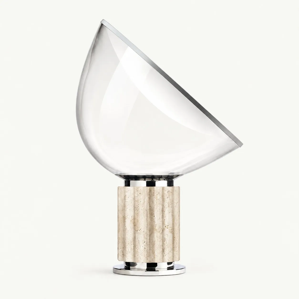 Tufo glass bowl table lamp