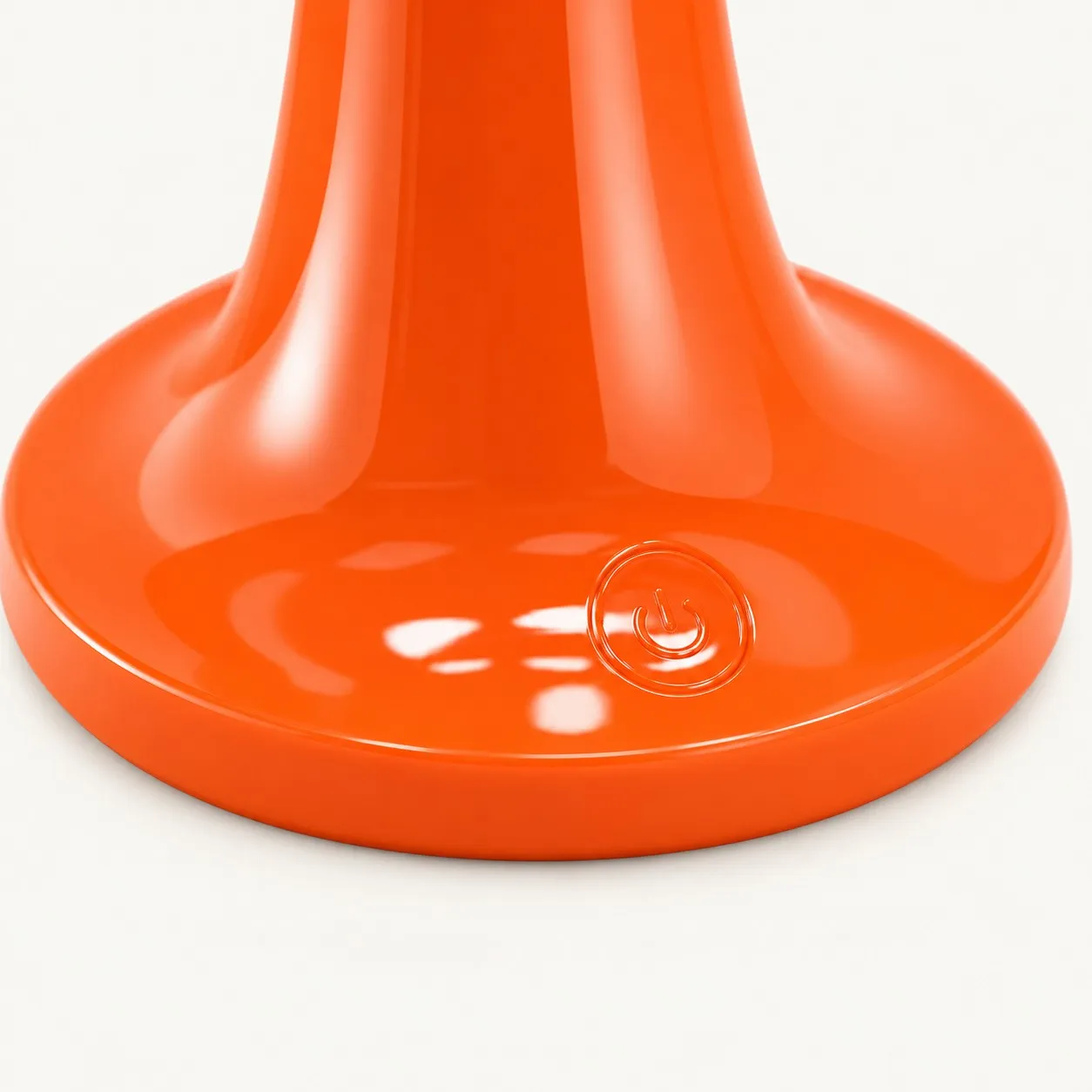 Power button on the lamp base