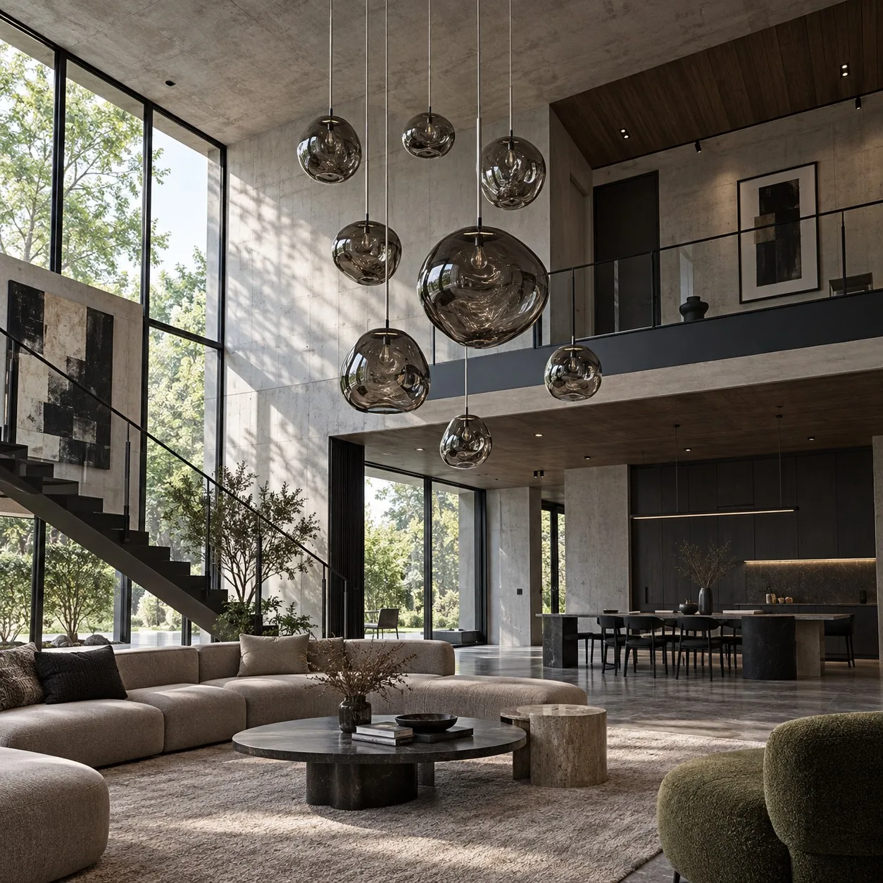 Alec Dynamic Surface Pendant Light — image 8